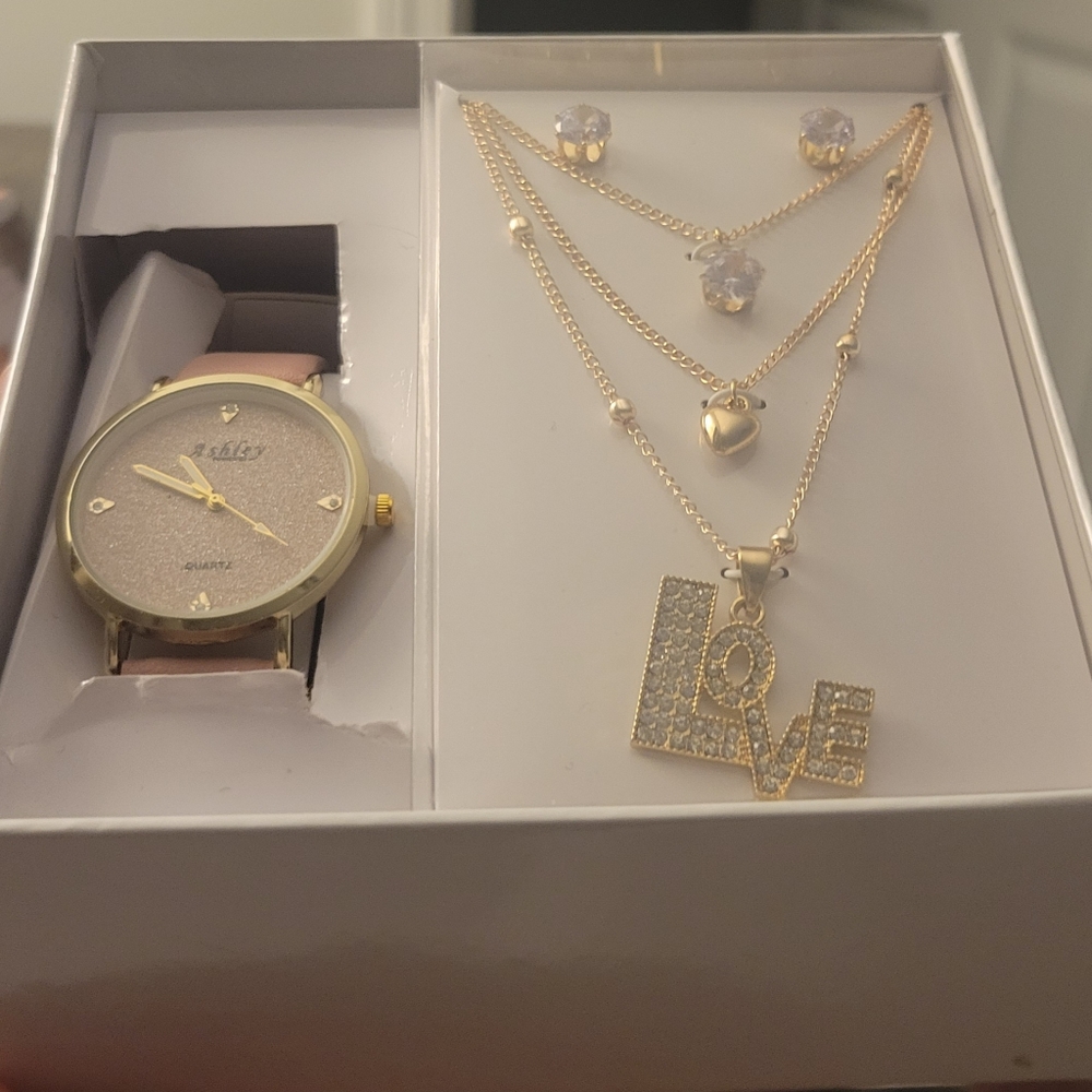 Ashley Princess Quartz Ladies Watch Set